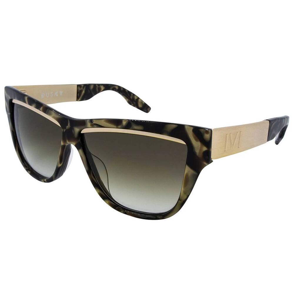NEW IVI VISION women's dusky sunglasses in polished tigers eye / bronze gradient